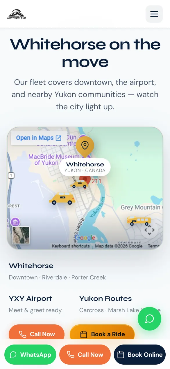 The live coverage map on a phone.