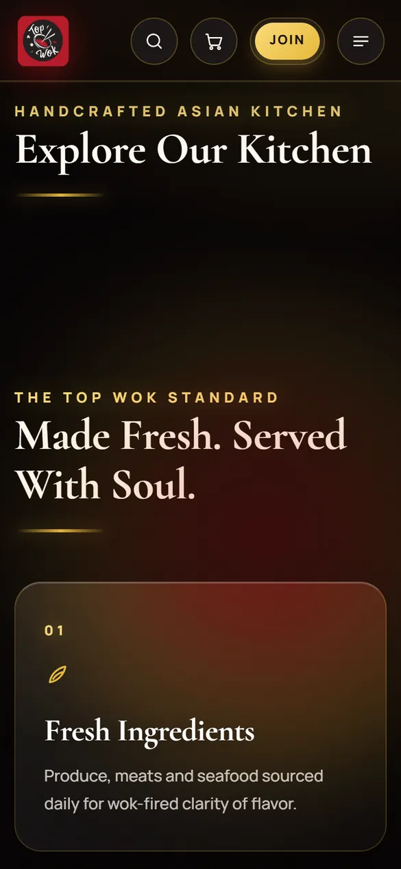 The kitchens on a phone.